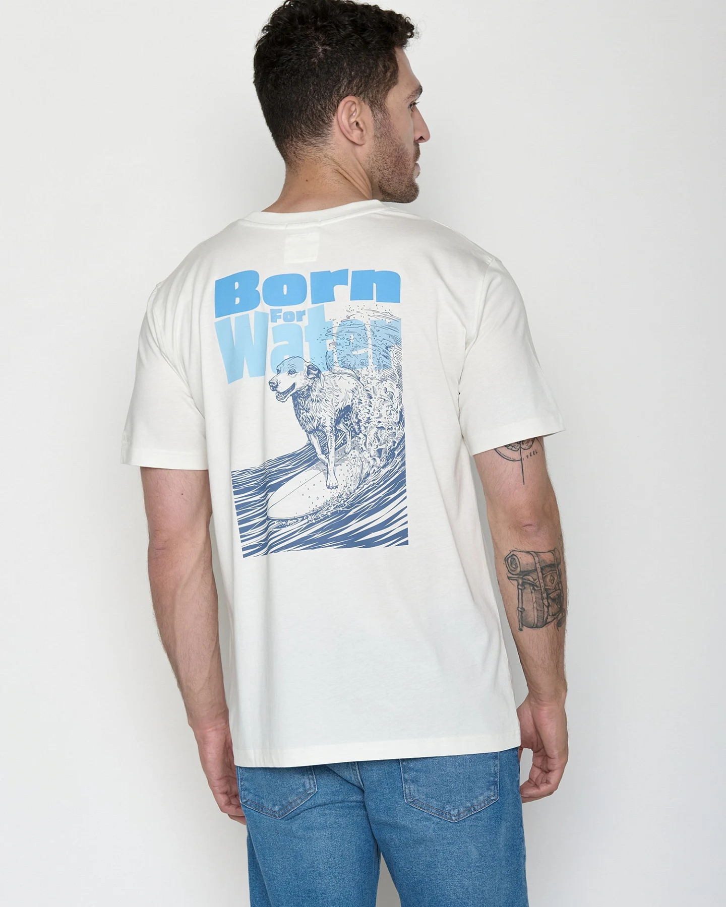 GREENBOMB T-Shirt Fusion Dog Surf – Ansicht 2
