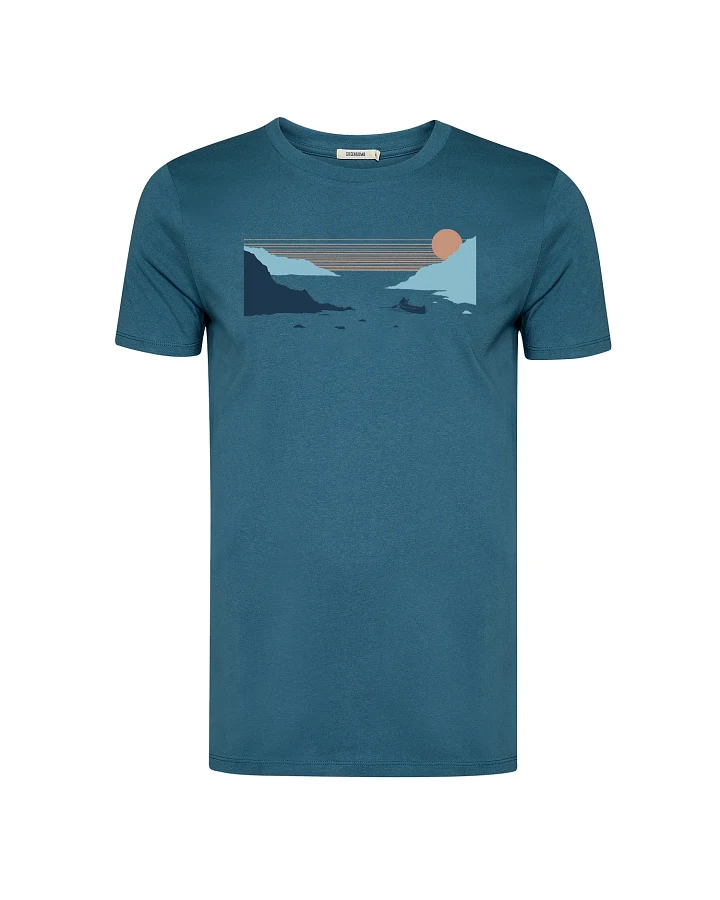 GREENBOMB T-Shirt Canoe Fjord Guide