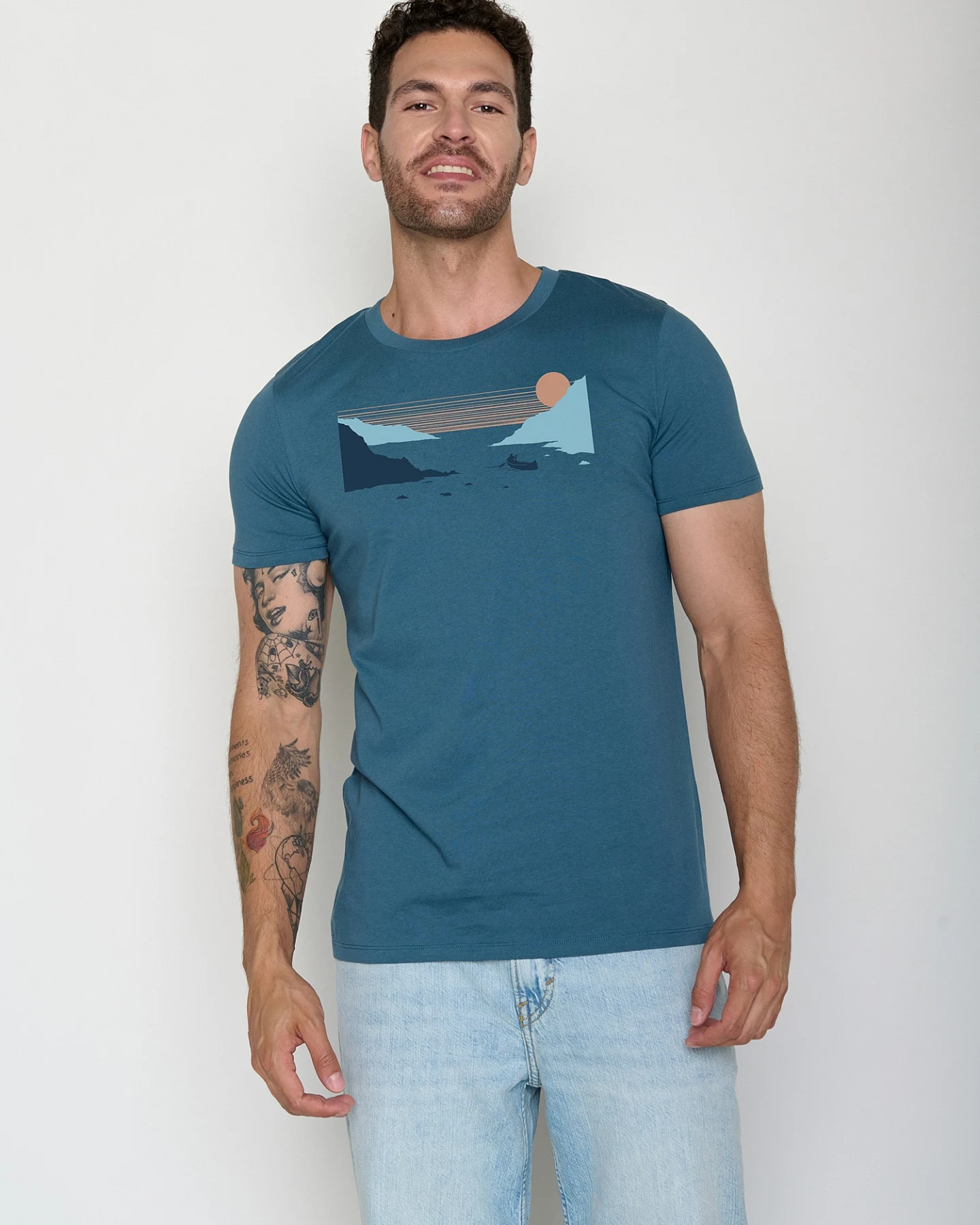 GREENBOMB T-Shirt Canoe Fjord Guide – Ansicht 2
