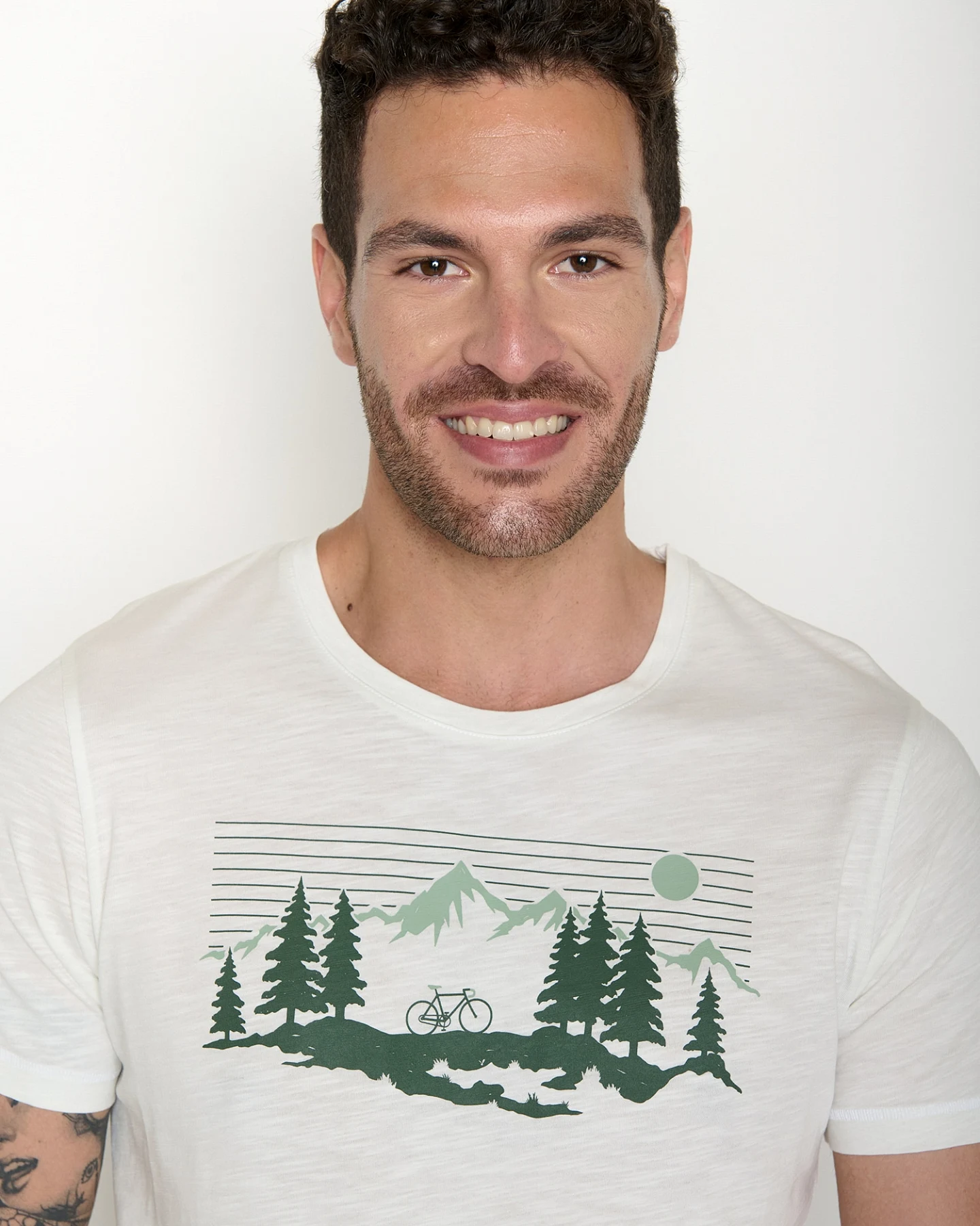 GREENBOMB T-Shirt Spice Bike Mountain Pines – Ansicht 3