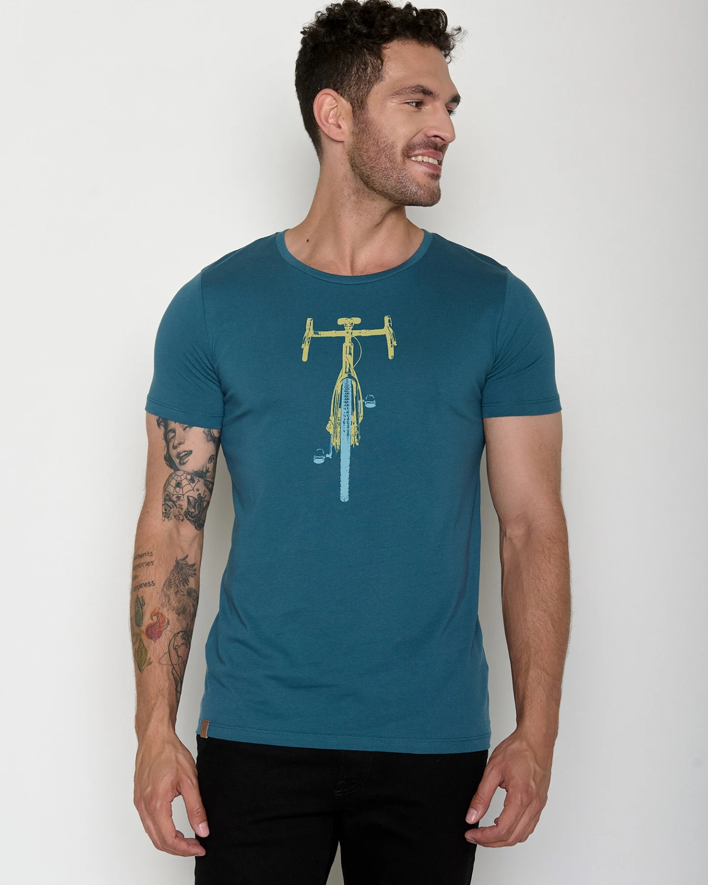 GREENBOMB T-Shirt Guide Bike Front Stamp – Ansicht 2