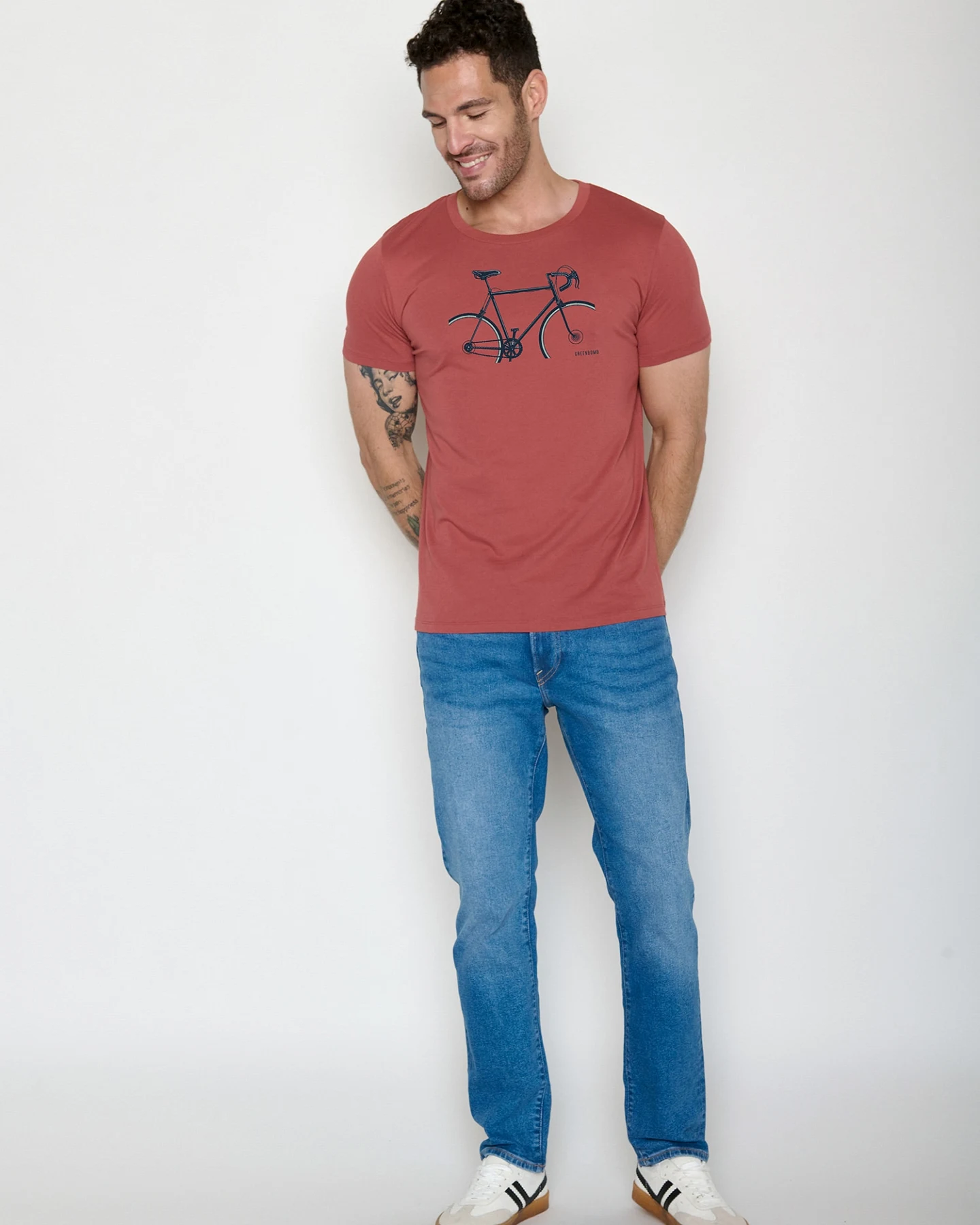 GREENBOMB T-Shirt Guide Bike Crop – Ansicht 4
