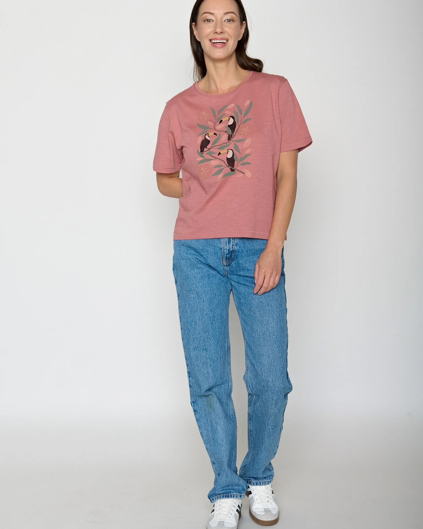 GREENBOMB T-Shirt Nova Tucan Flower – Ansicht 4