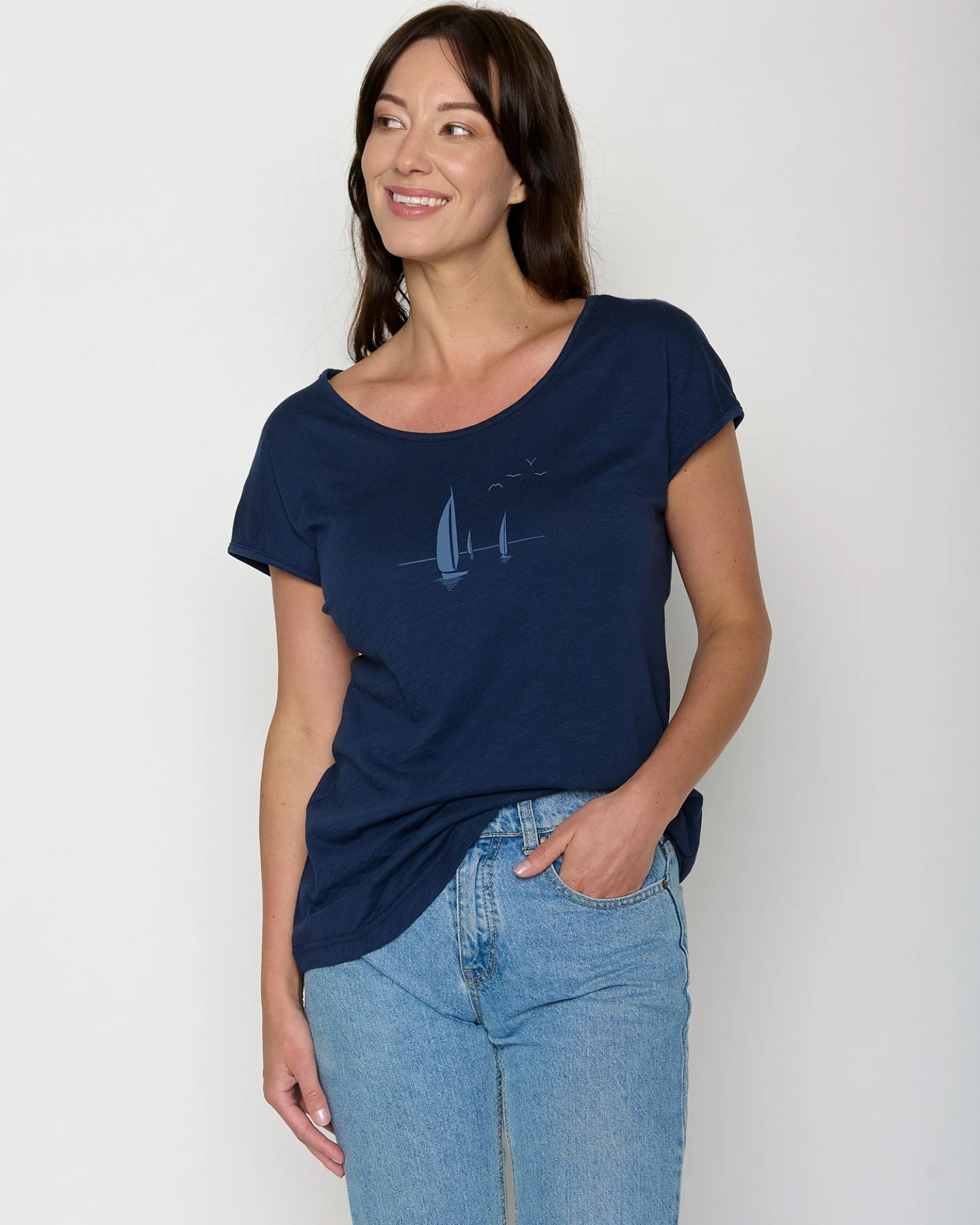 GREENBOMB T-Shirt Cool Sailling Vessel – Ansicht 2