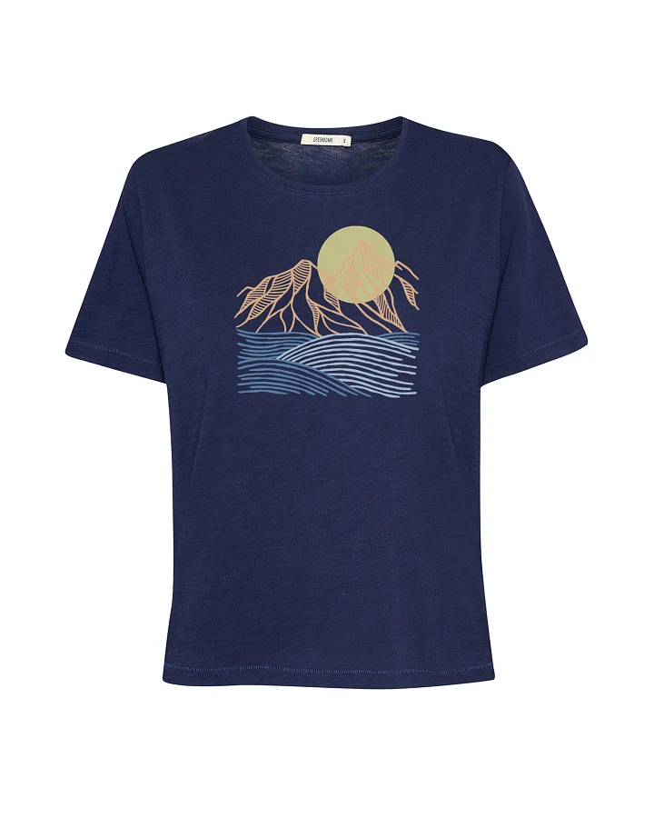 GREENBOMB T-Shirt Nova Mountain Scenery