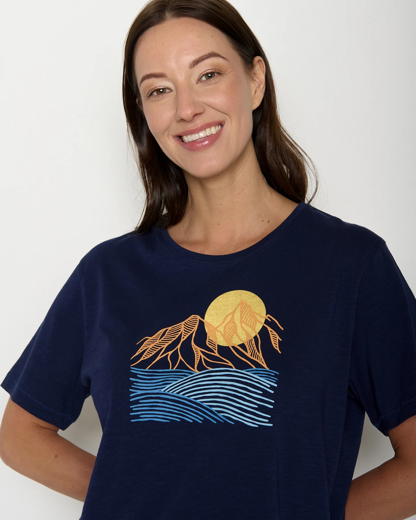 GREENBOMB T-Shirt Nova Mountain Scenery – Ansicht 3