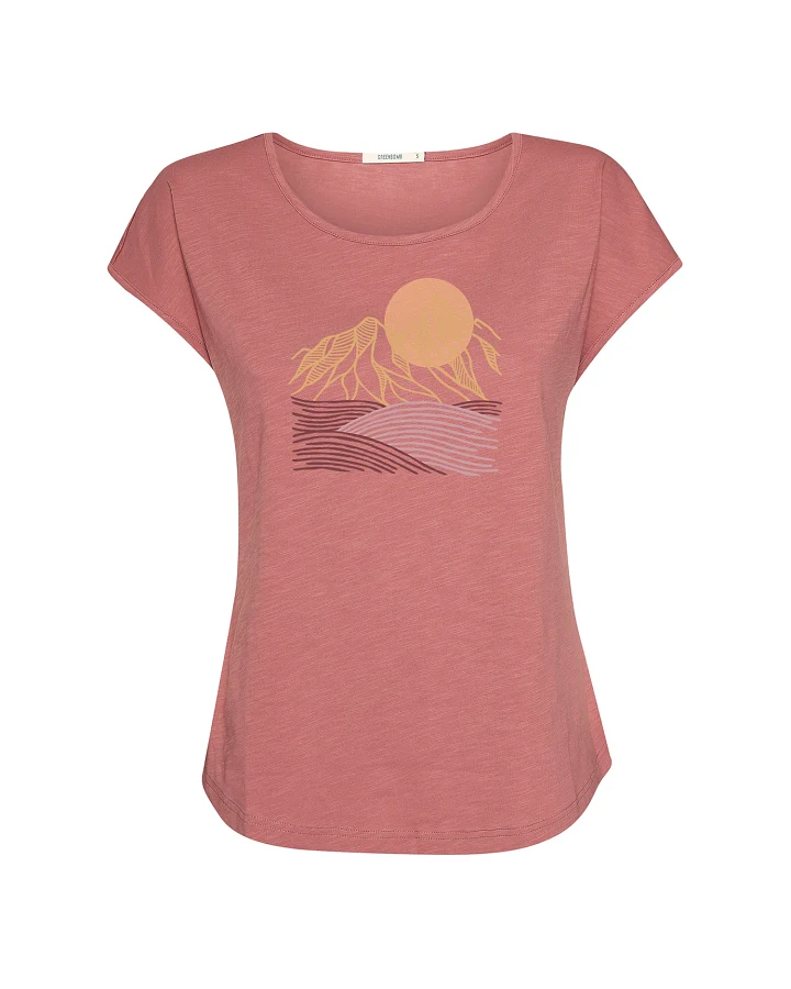 GREENBOMB T-Shirt Cool Mountain Scenery