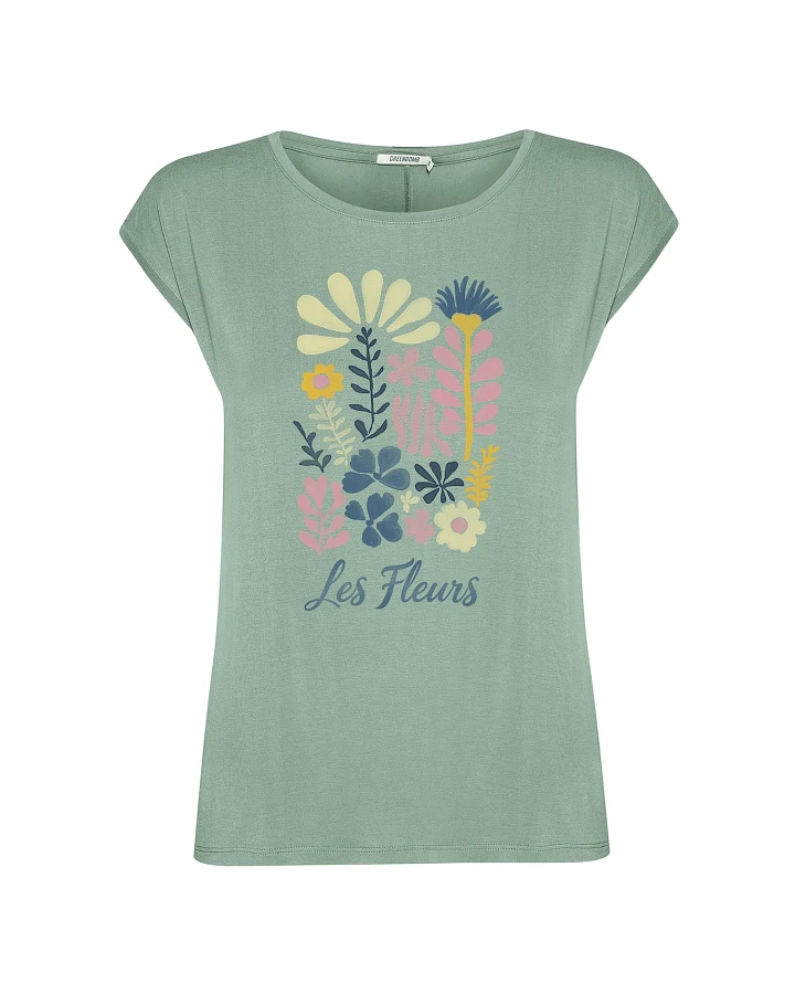 GREENBOMB T-Shirt Timid Les Fleurs