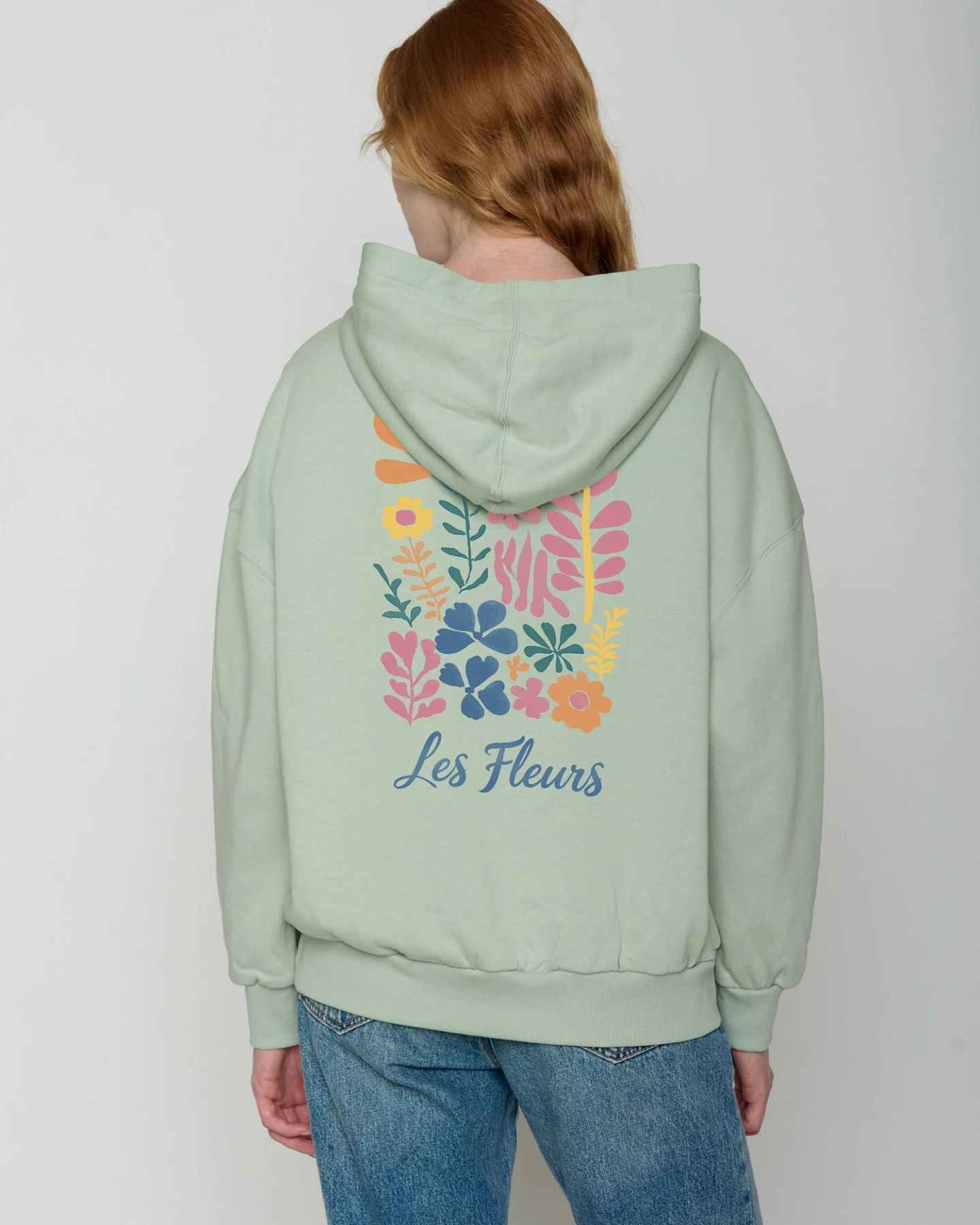 GREENBOMB Sweatshirt Les Fleurs – Ansicht 3