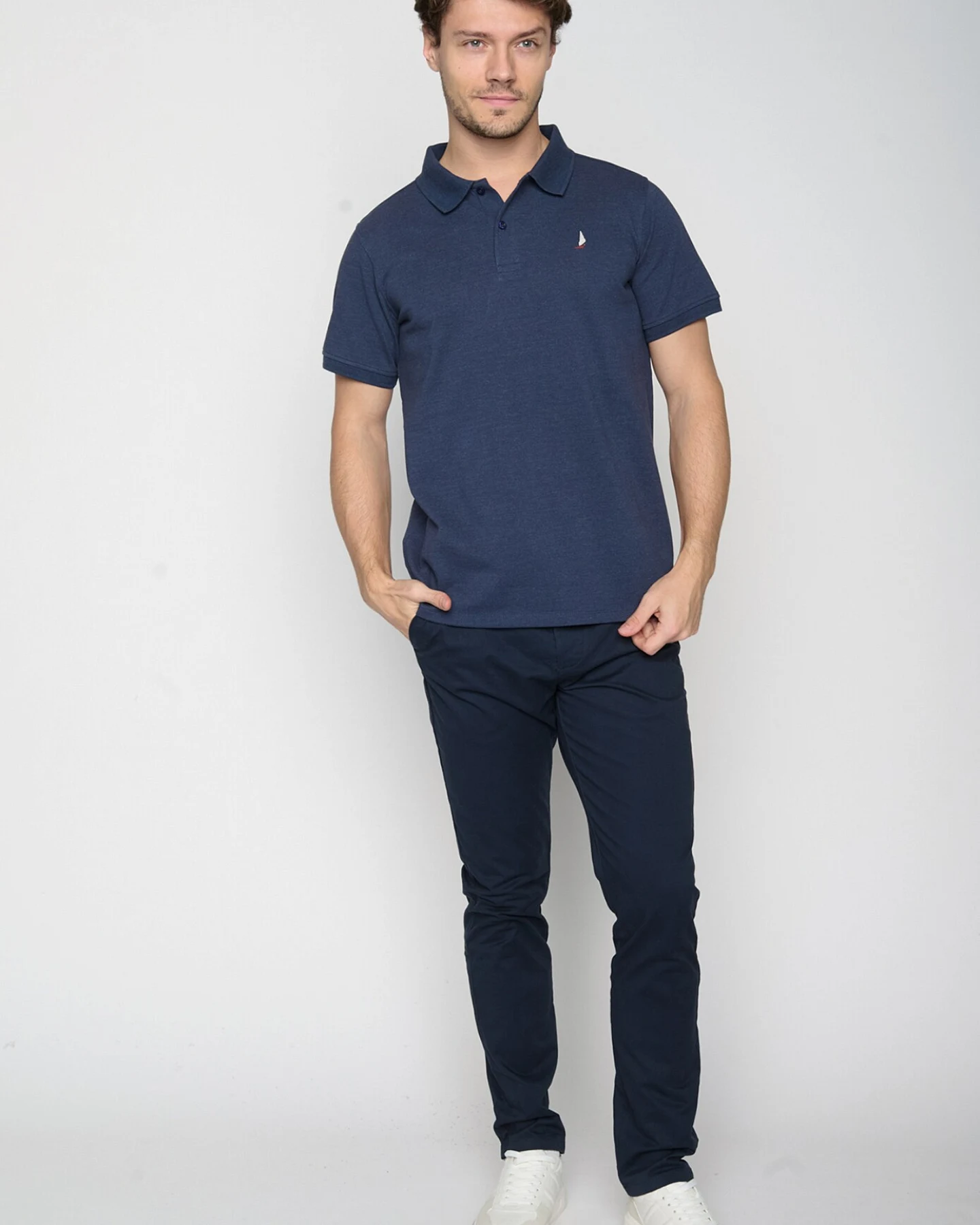GREENBOMB Poloshirt Nature Sailship – Ansicht 3