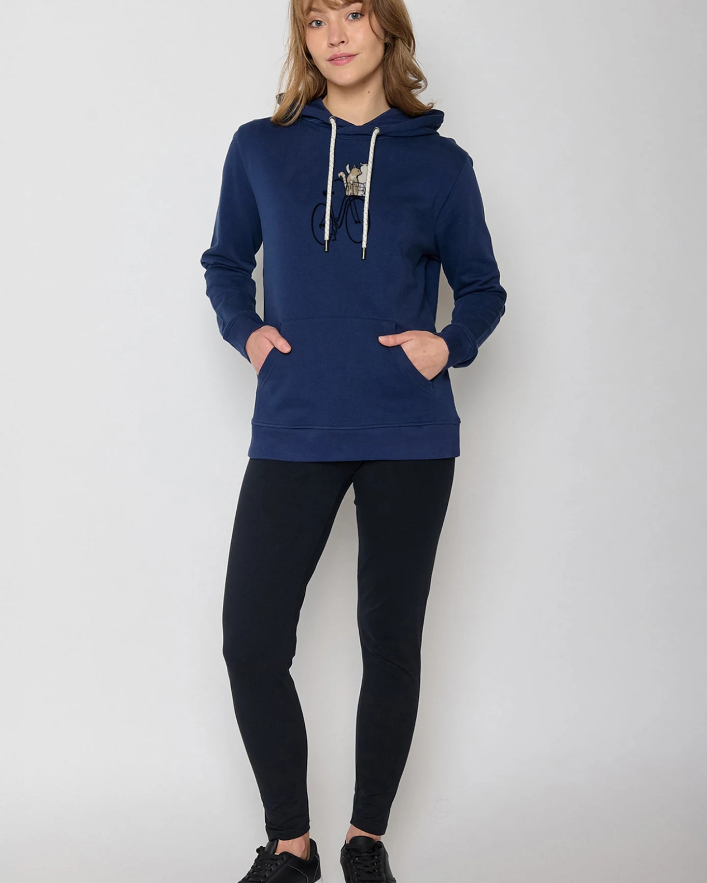 GREENBOMB Sweatshirt Bike Cats Basket – Ansicht 5