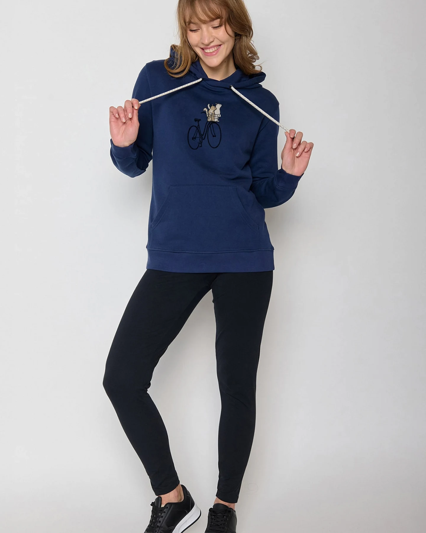 GREENBOMB Sweatshirt Bike Cats Basket – Ansicht 6