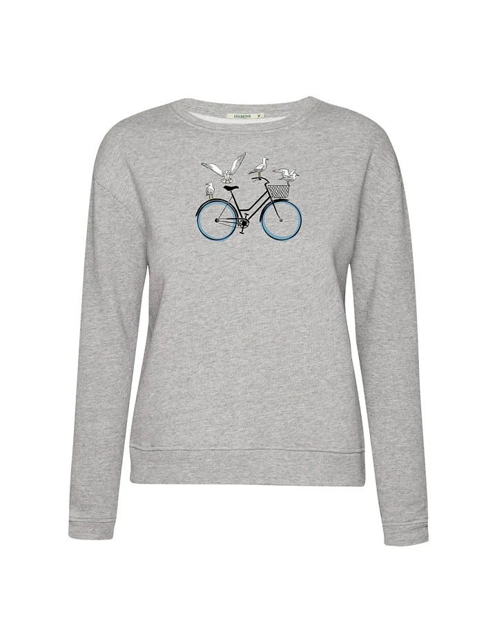 GREENBOMB Sweatshirt Bike Seagulls