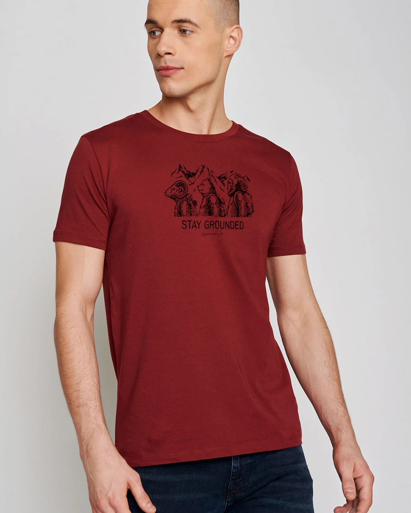 GREENBOMB T-Shirt Animal Stay Grounded – Ansicht 2