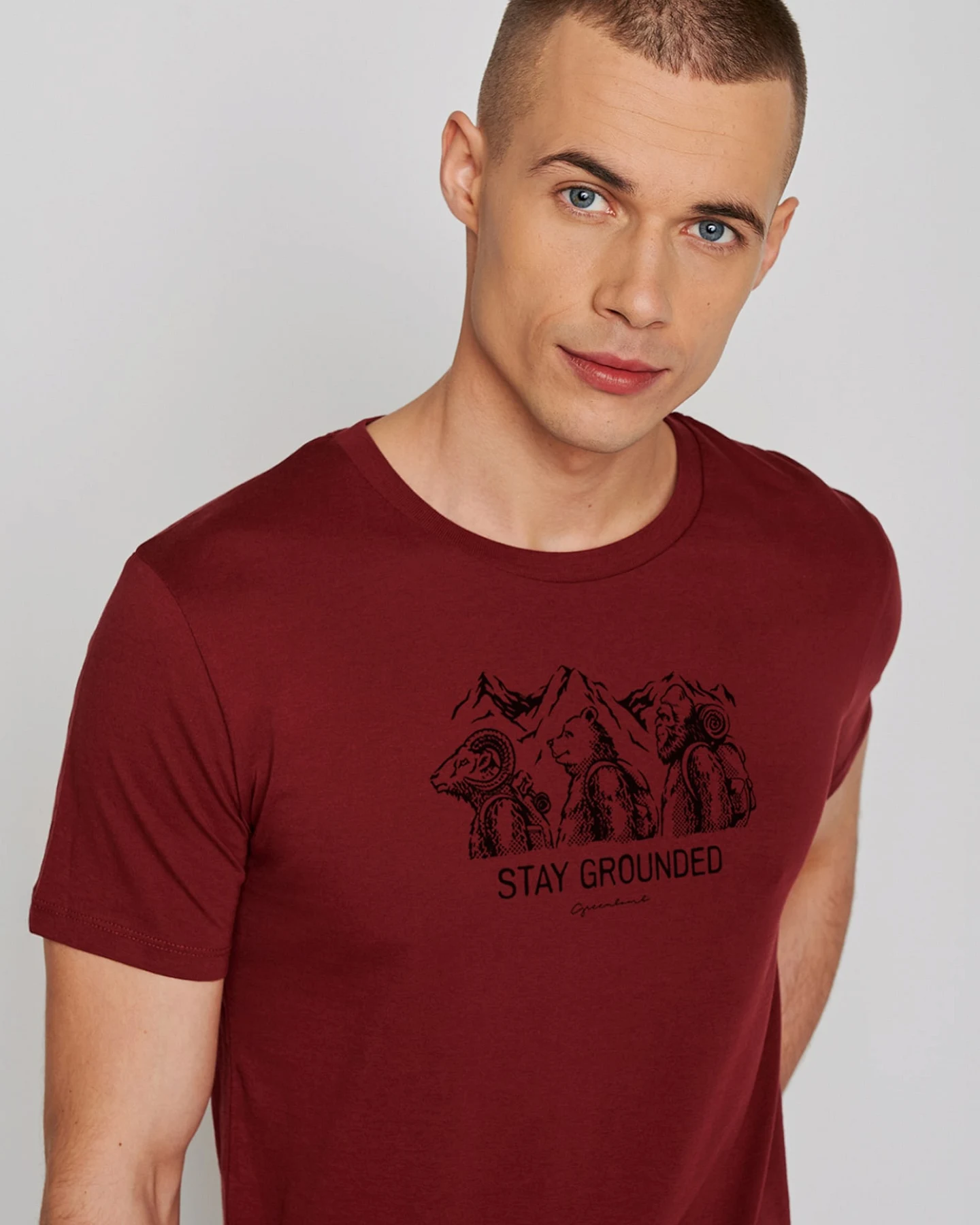 GREENBOMB T-Shirt Animal Stay Grounded – Ansicht 4