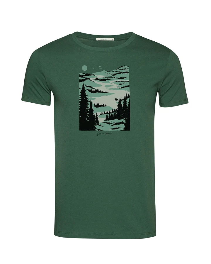 GREENBOMB T-Shirt Nature Lakeside