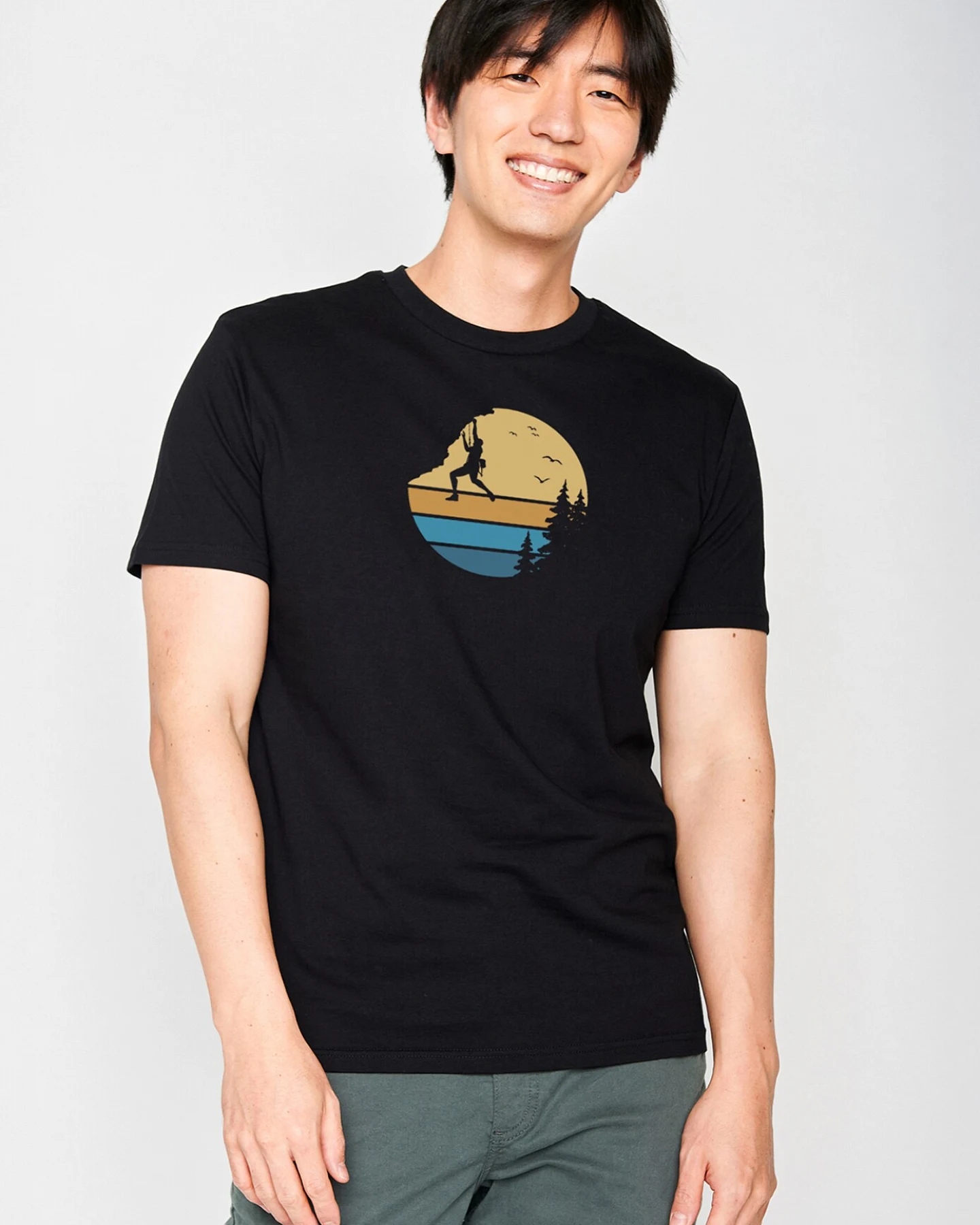 GREENBOMB T-Shirt Nature Cliffhanger – Ansicht 2