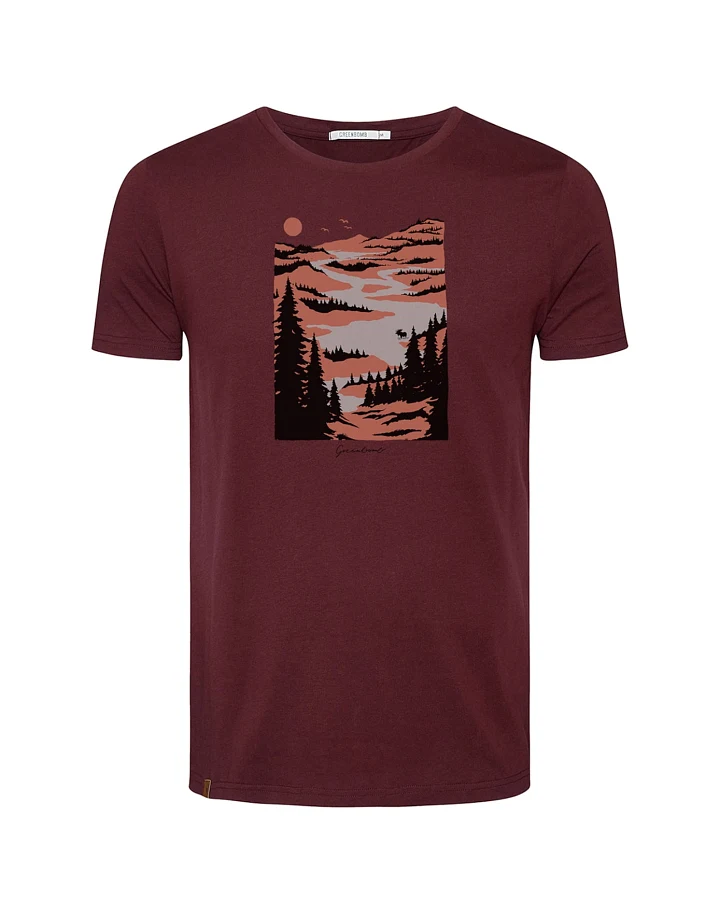 GREENBOMB T-Shirt Nature Lakeside