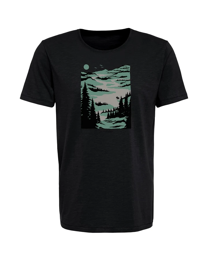GREENBOMB T-Shirt Nature Lakeside