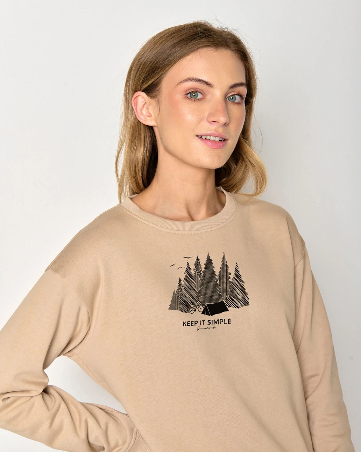 GREENBOMB Sweatshirt Nature Camping – Ansicht 2