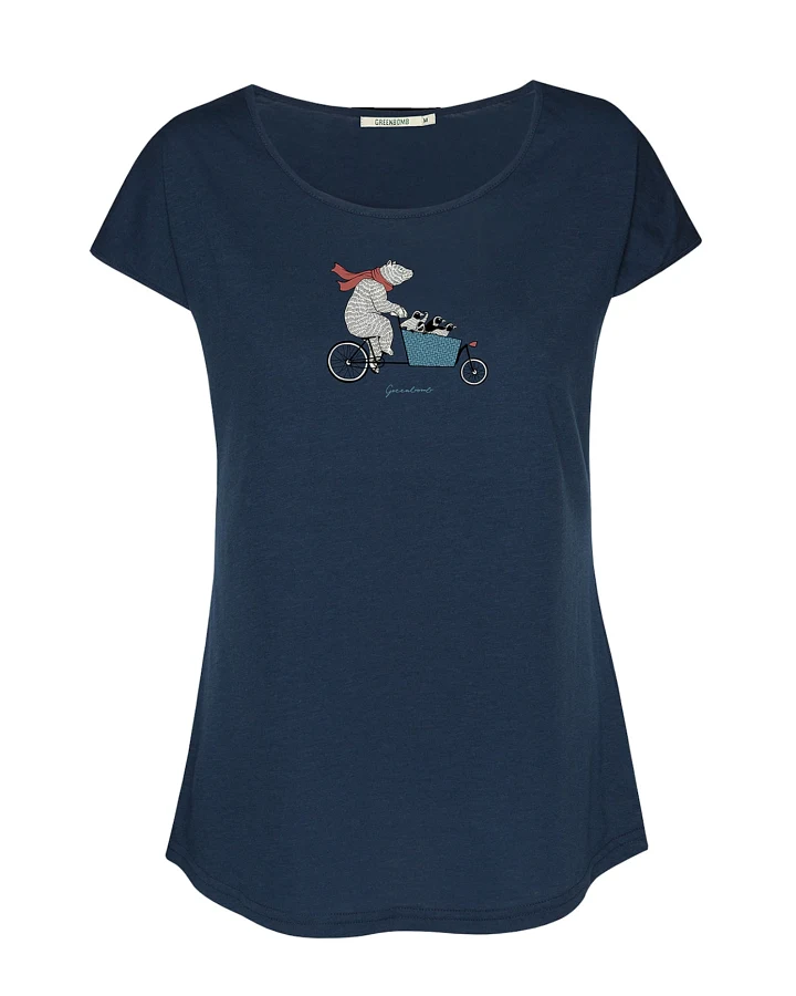 GREENBOMB T-Shirt Bike Cargo Family