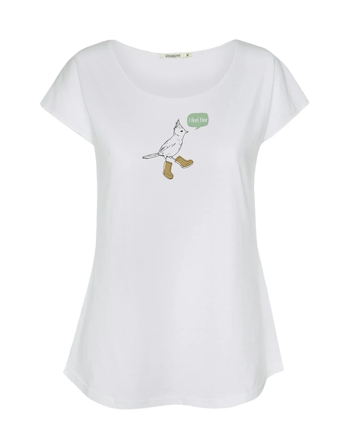 GREENBOMB T-Shirt Animal Bird Fine