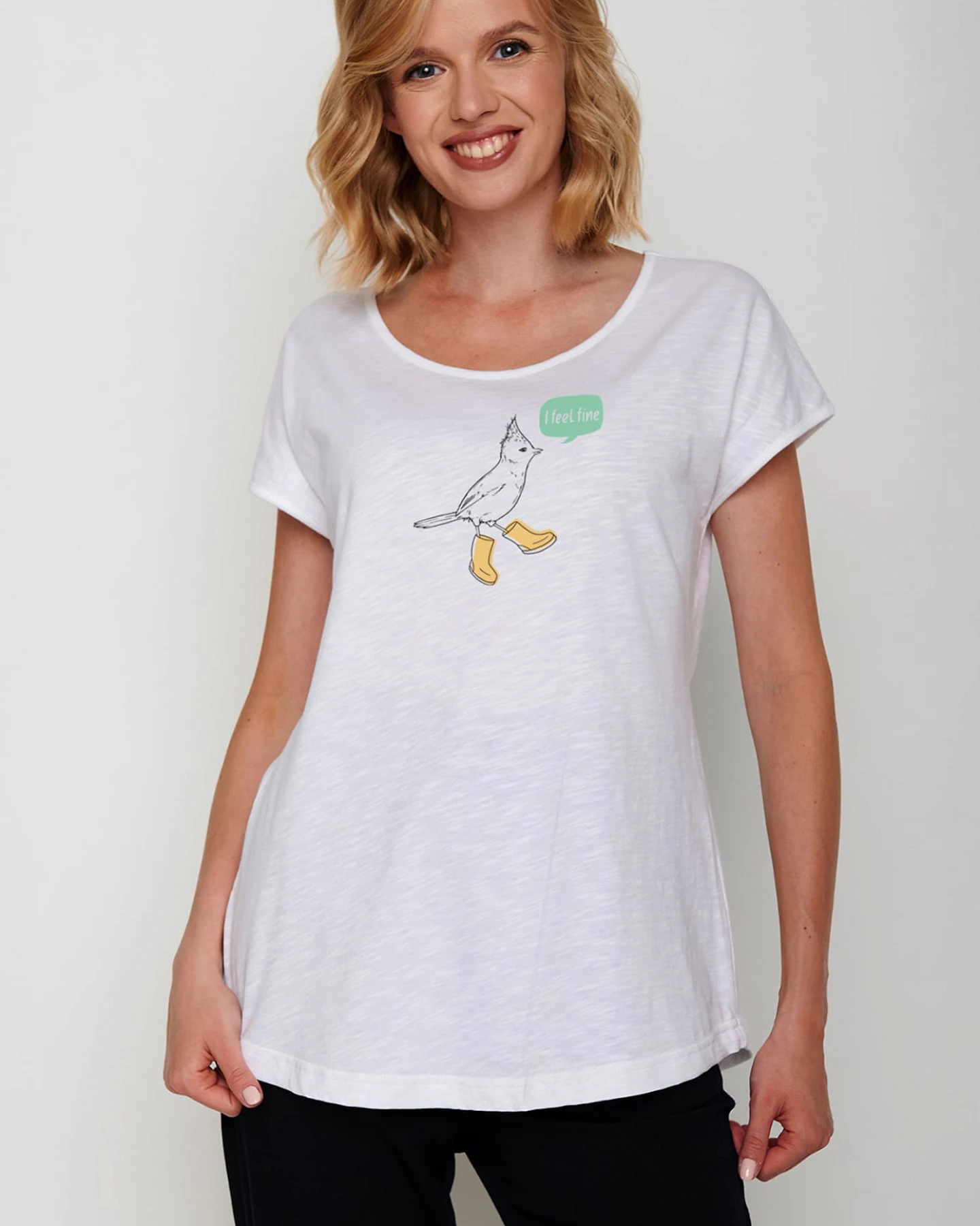 GREENBOMB T-Shirt Animal Bird Fine – Ansicht 2