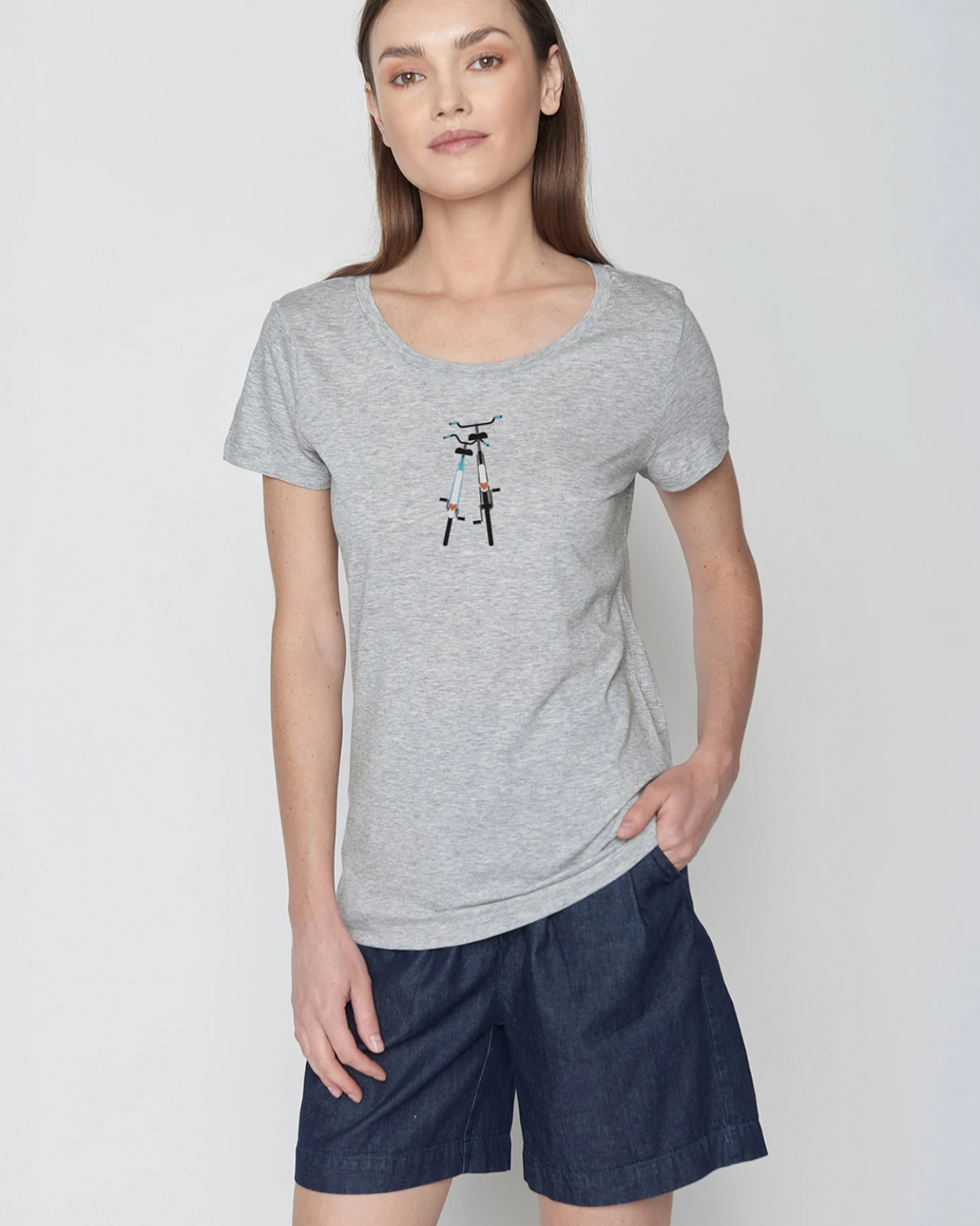 GREENBOMB T-Shirt Bike Romantic – Ansicht 3