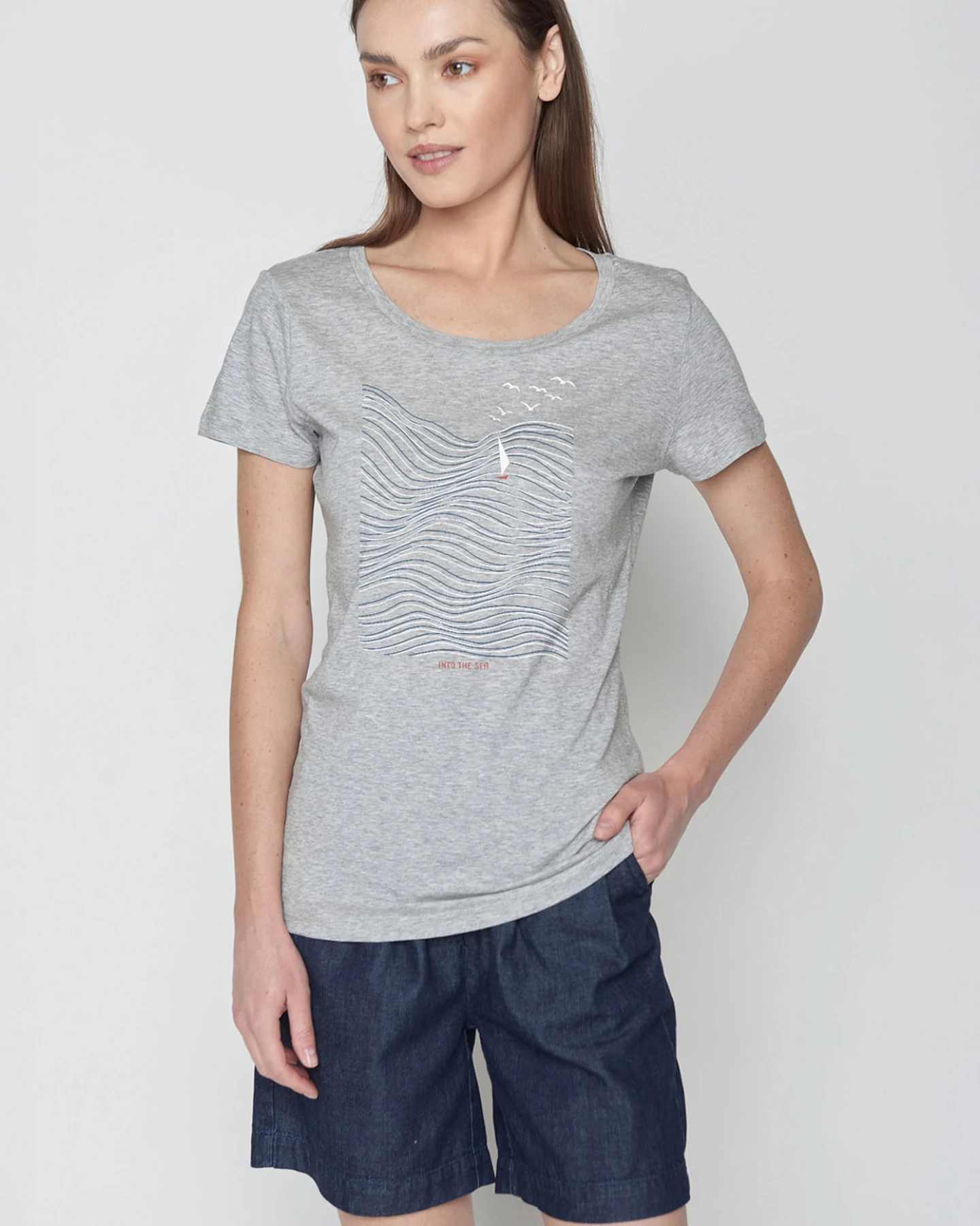 GREENBOMB T-Shirt Nature High Sea – Ansicht 3