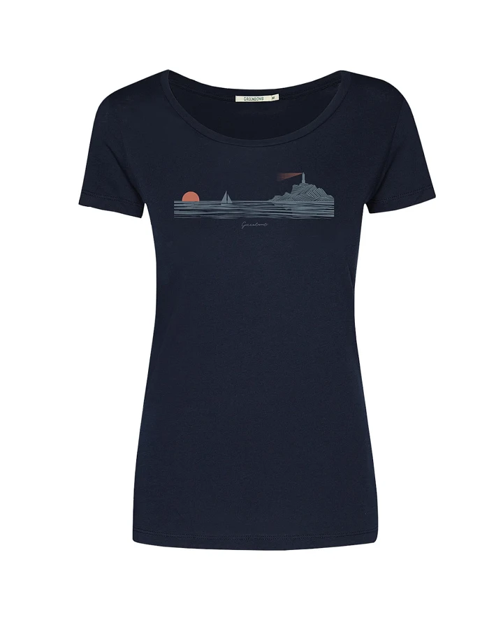 GREENBOMB T-Shirt Nature Lighthouse