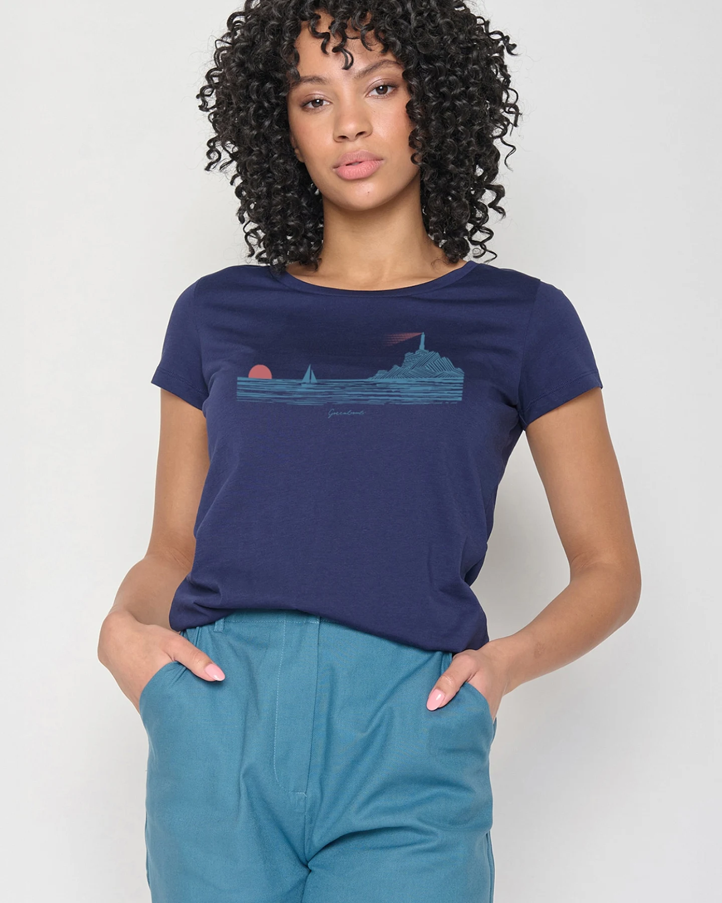 GREENBOMB T-Shirt Nature Lighthouse – Ansicht 2