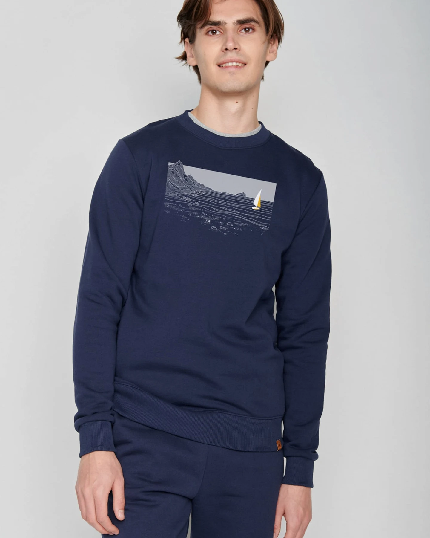 GREENBOMB Sweatshirt Nature Cliffsail – Ansicht 3