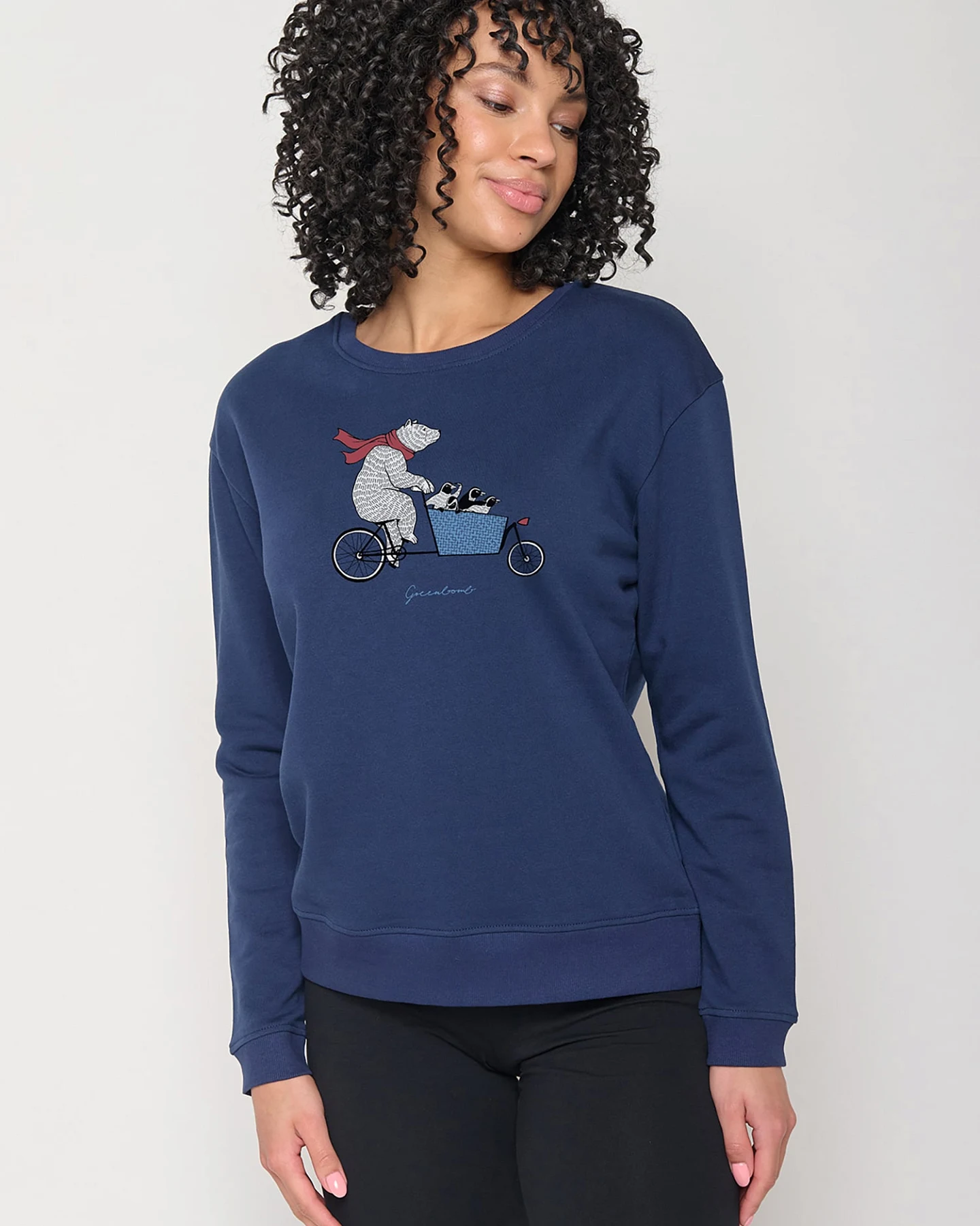 GREENBOMB Sweatshirt Bike Cargo Bear – Ansicht 4