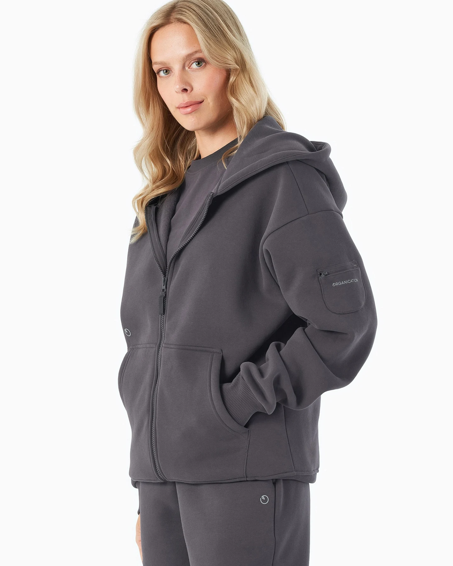 Organication Sweatjacke – Ansicht 5
