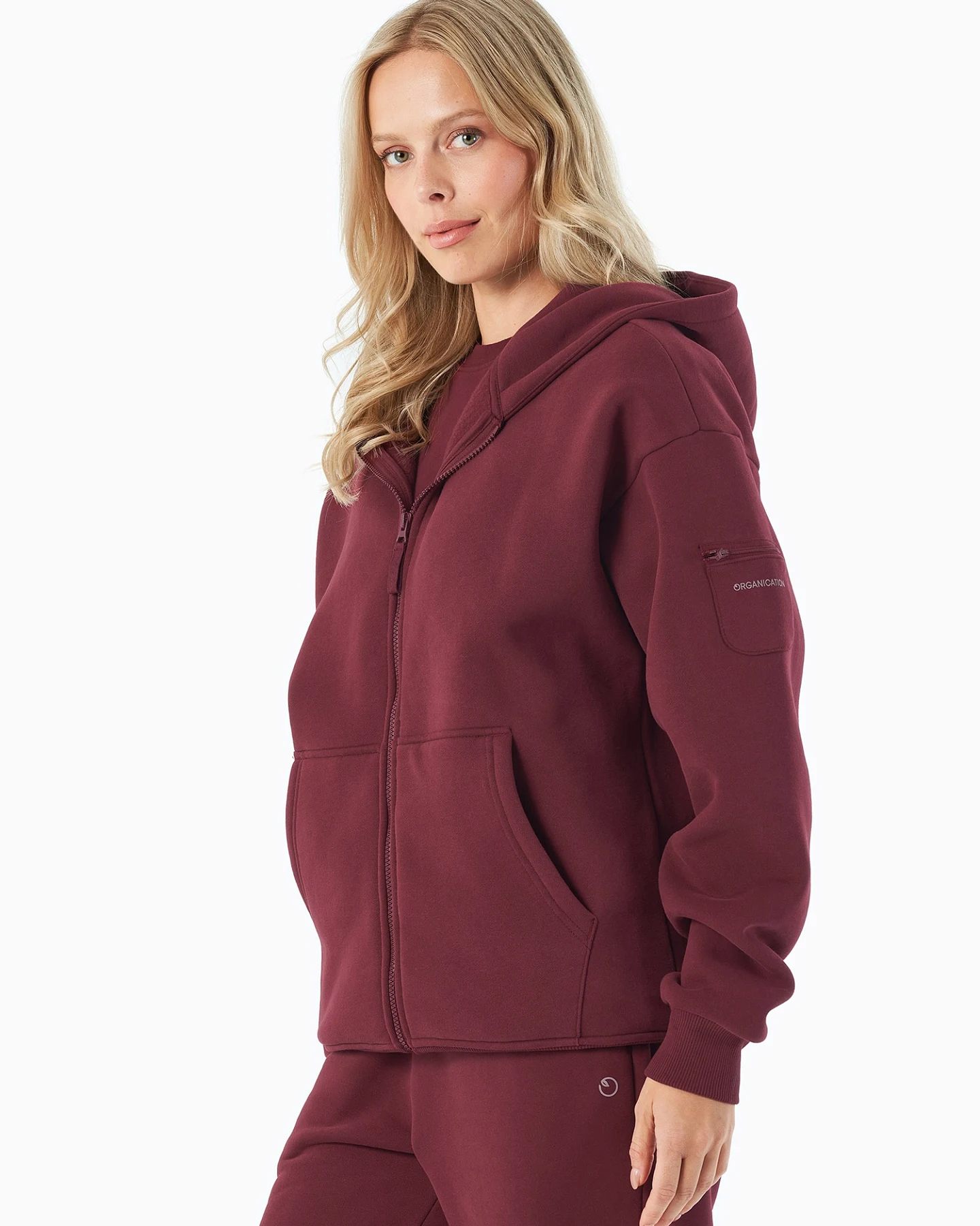 Organication Sweatjacke – Ansicht 4