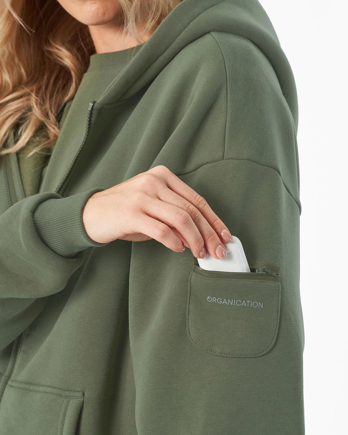 Organication Sweatjacke – Ansicht 6