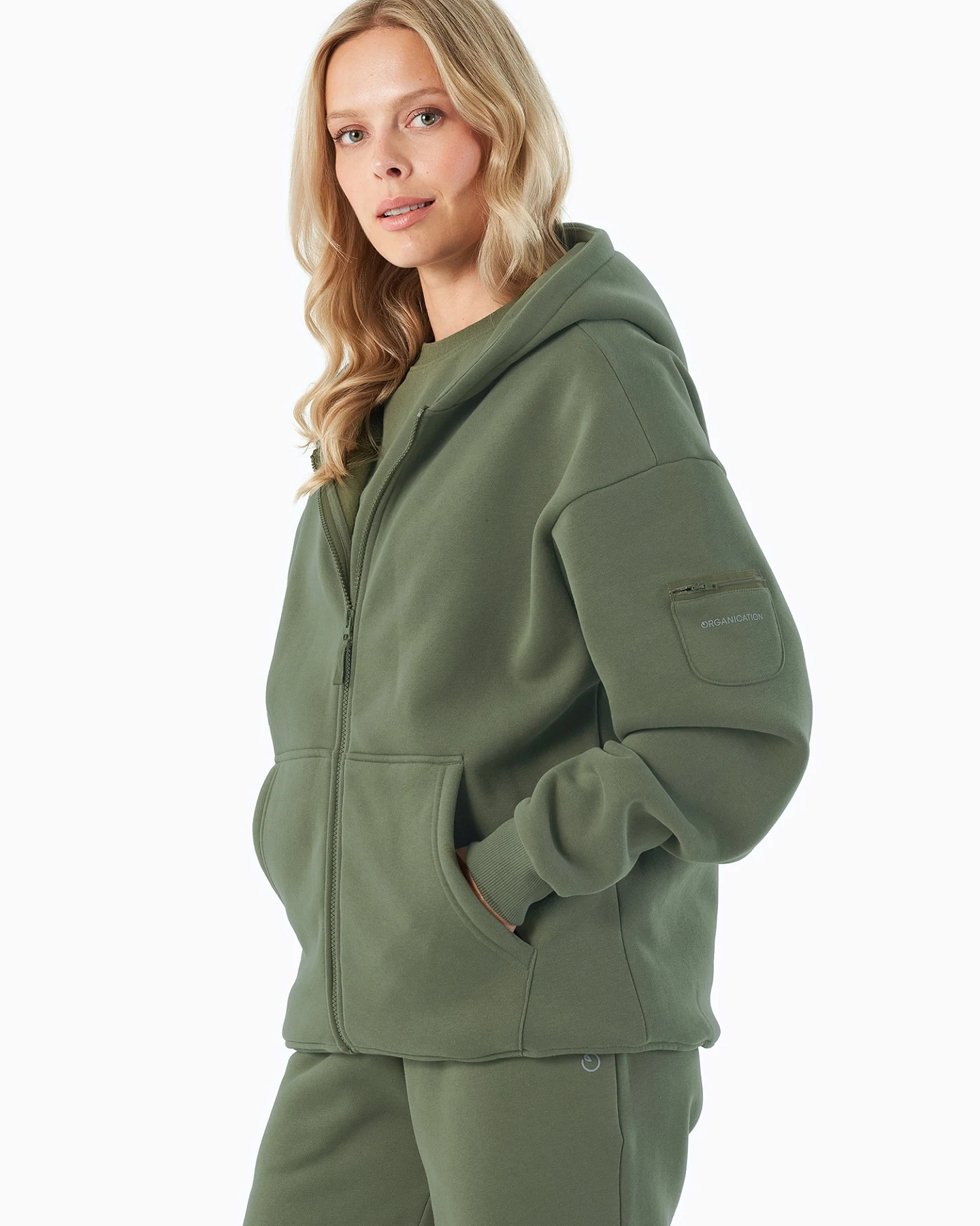 Organication Sweatjacke – Ansicht 5