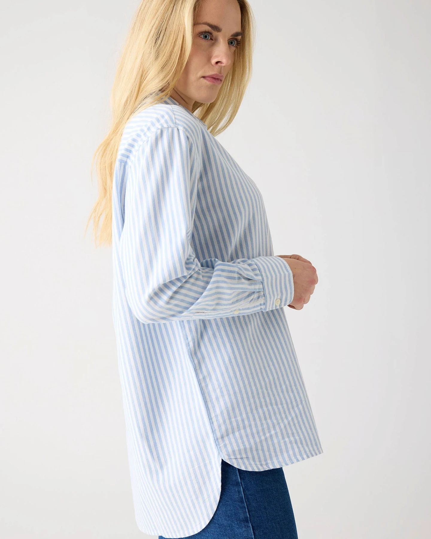 KnowledgeCotton Apparel Bluse Oxford – Ansicht 3