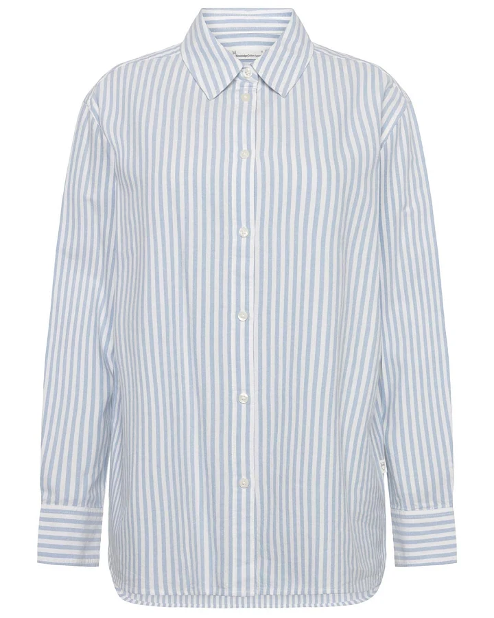 KnowledgeCotton Apparel Bluse Oxford