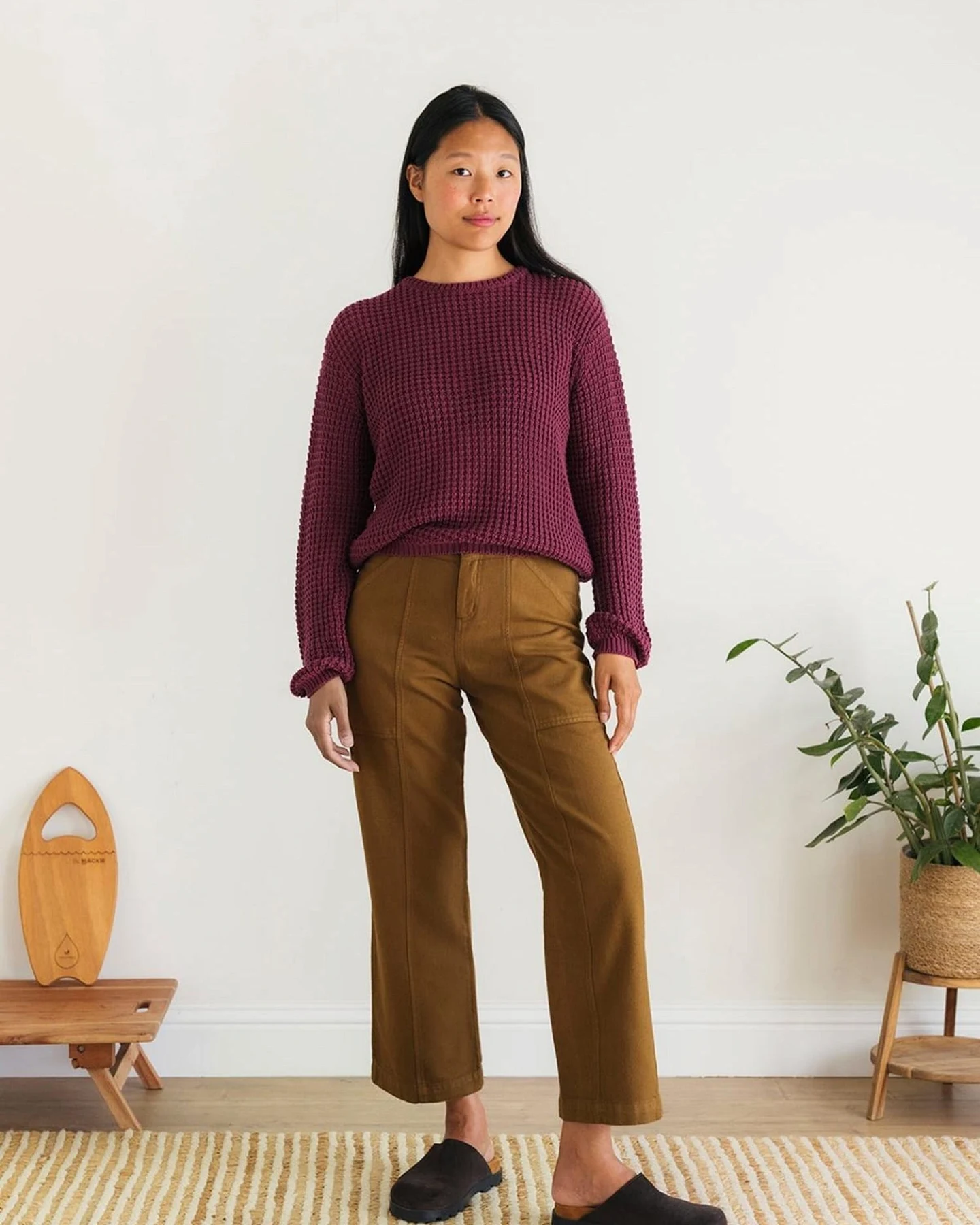 Twothirds Pullover Teresa - Dark Cranberry – Ansicht 3