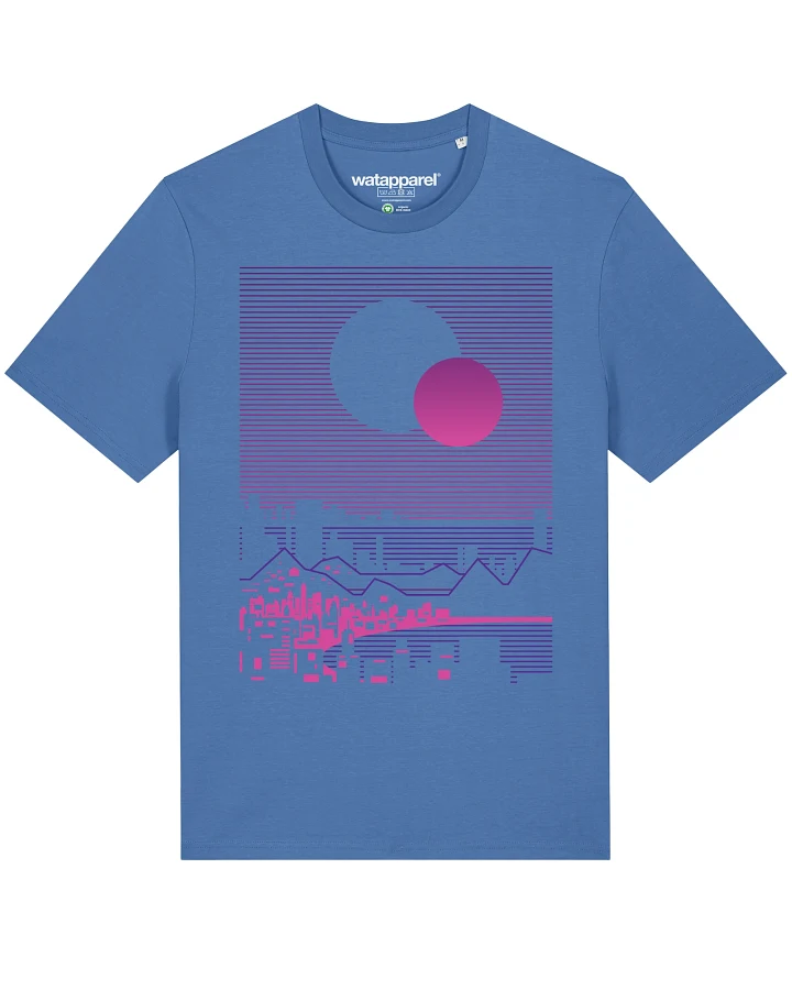 Watapparel T-Shirt Sun and Moon Skyline