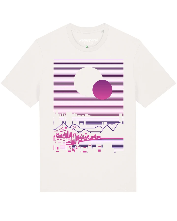 Watapparel T-Shirt Sun and Moon Skyline
