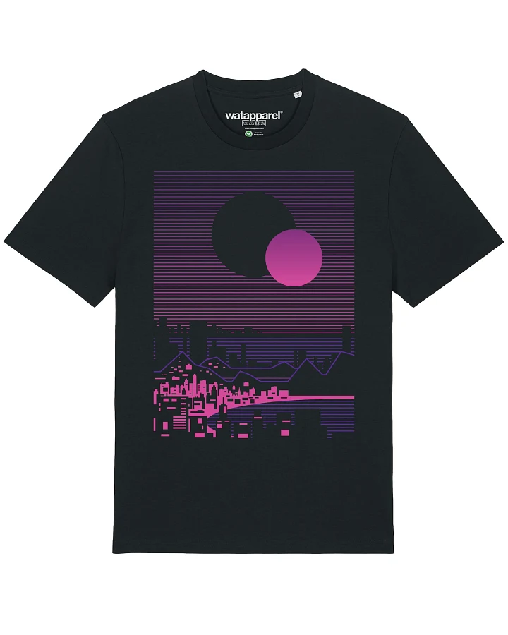 Watapparel T-Shirt Sun and Moon Skyline