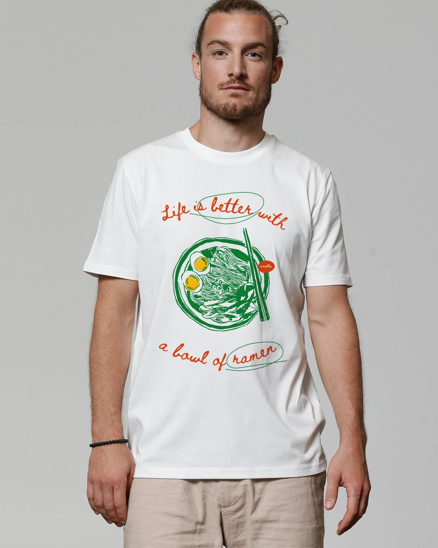 Watapparel T-Shirt Life Is Better With Ramen – Ansicht 2