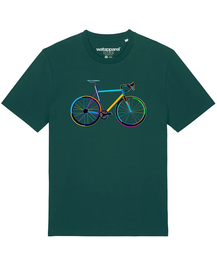 Watapparel T-Shirt Fahrrad by night