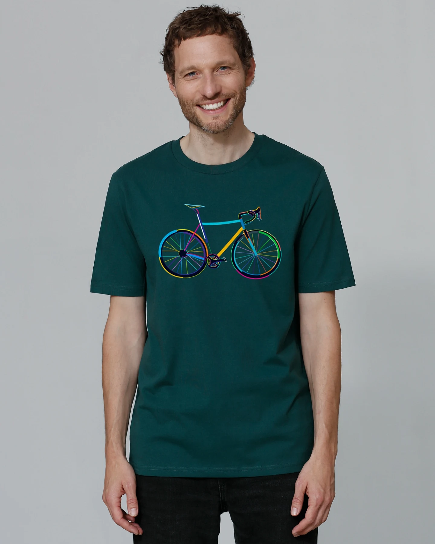 Watapparel T-Shirt Fahrrad by night – Ansicht 2
