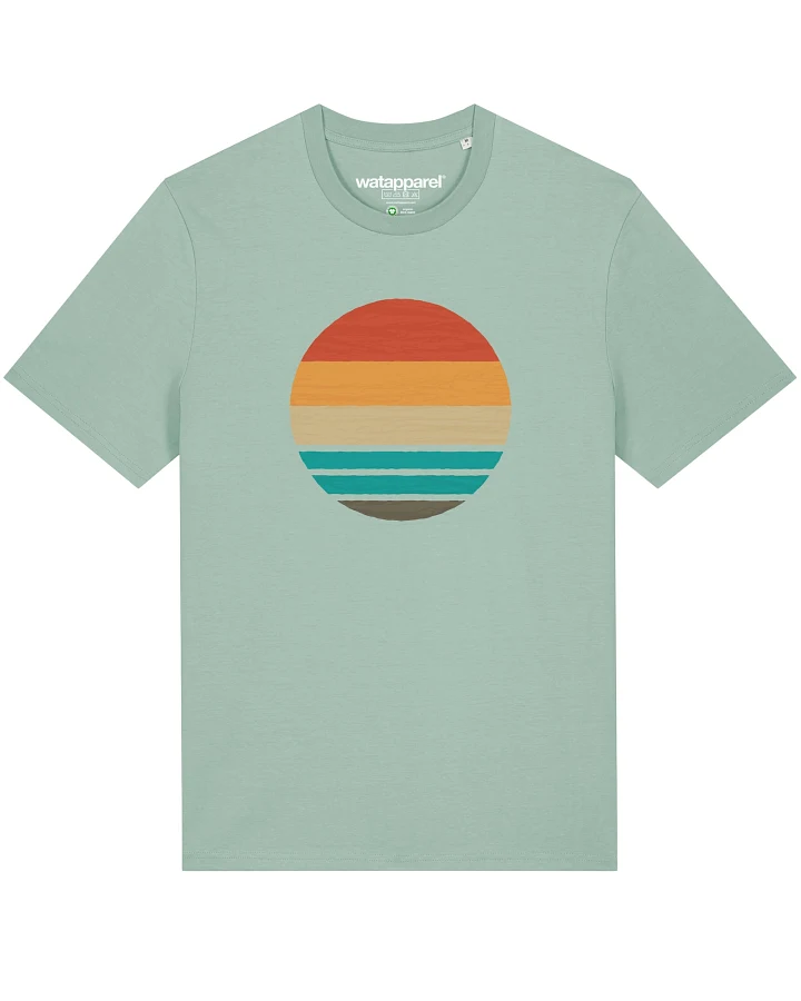Produktseite: Watapparel Shirt Retro Sunset Ocean