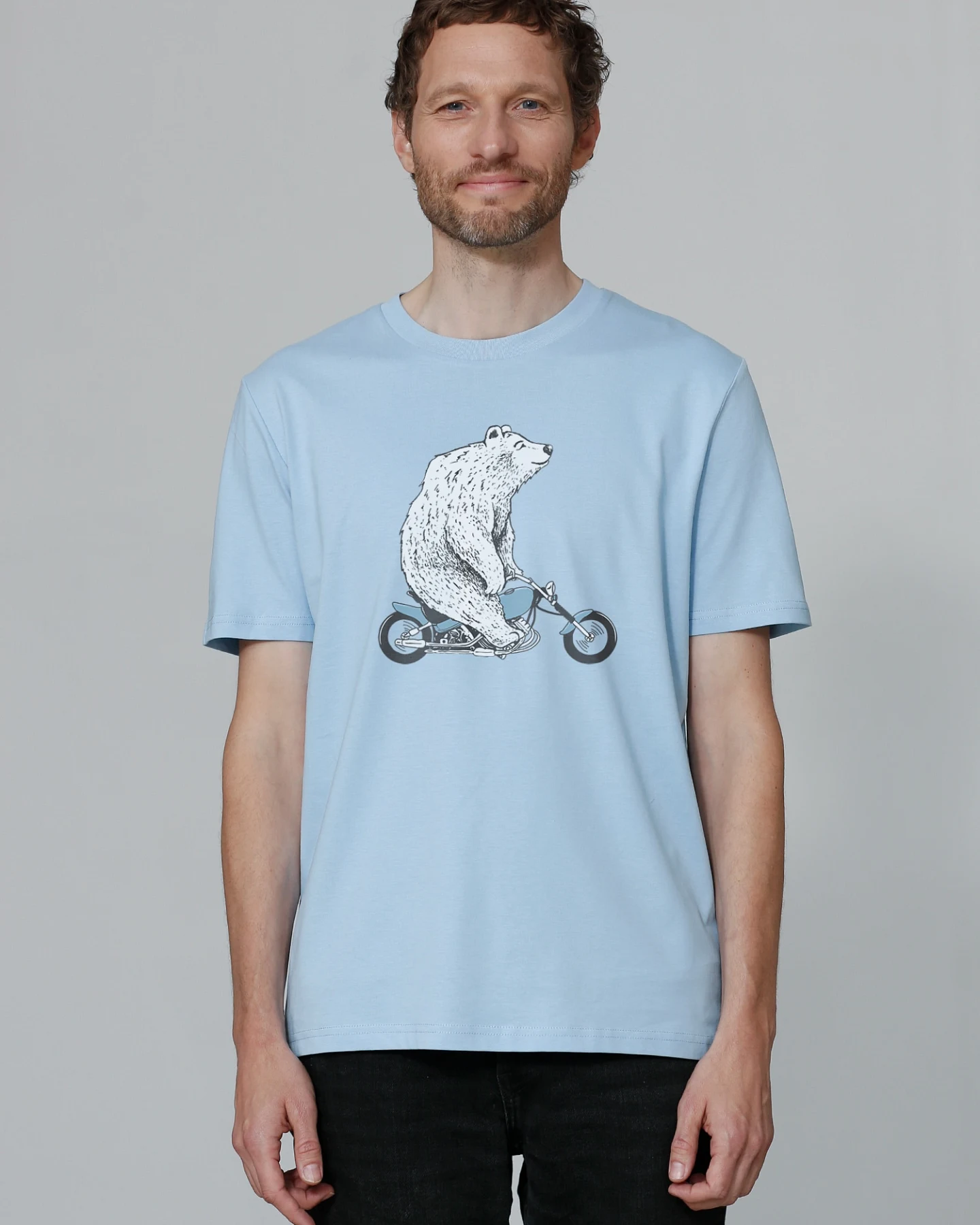 Watapparel T-Shirt Bär auf Bike – Ansicht 2