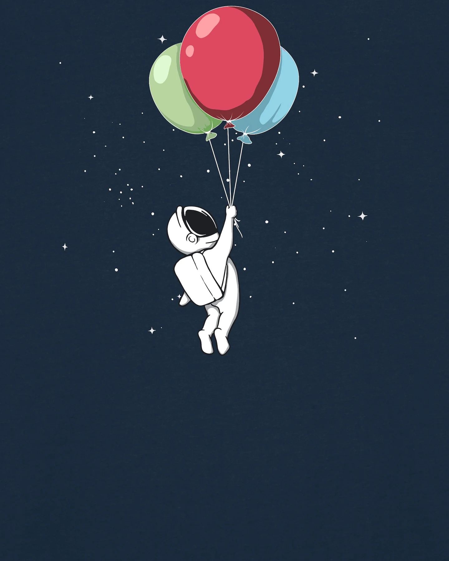 Watapparel Shirt Little Balloon Astronaut – Ansicht 3