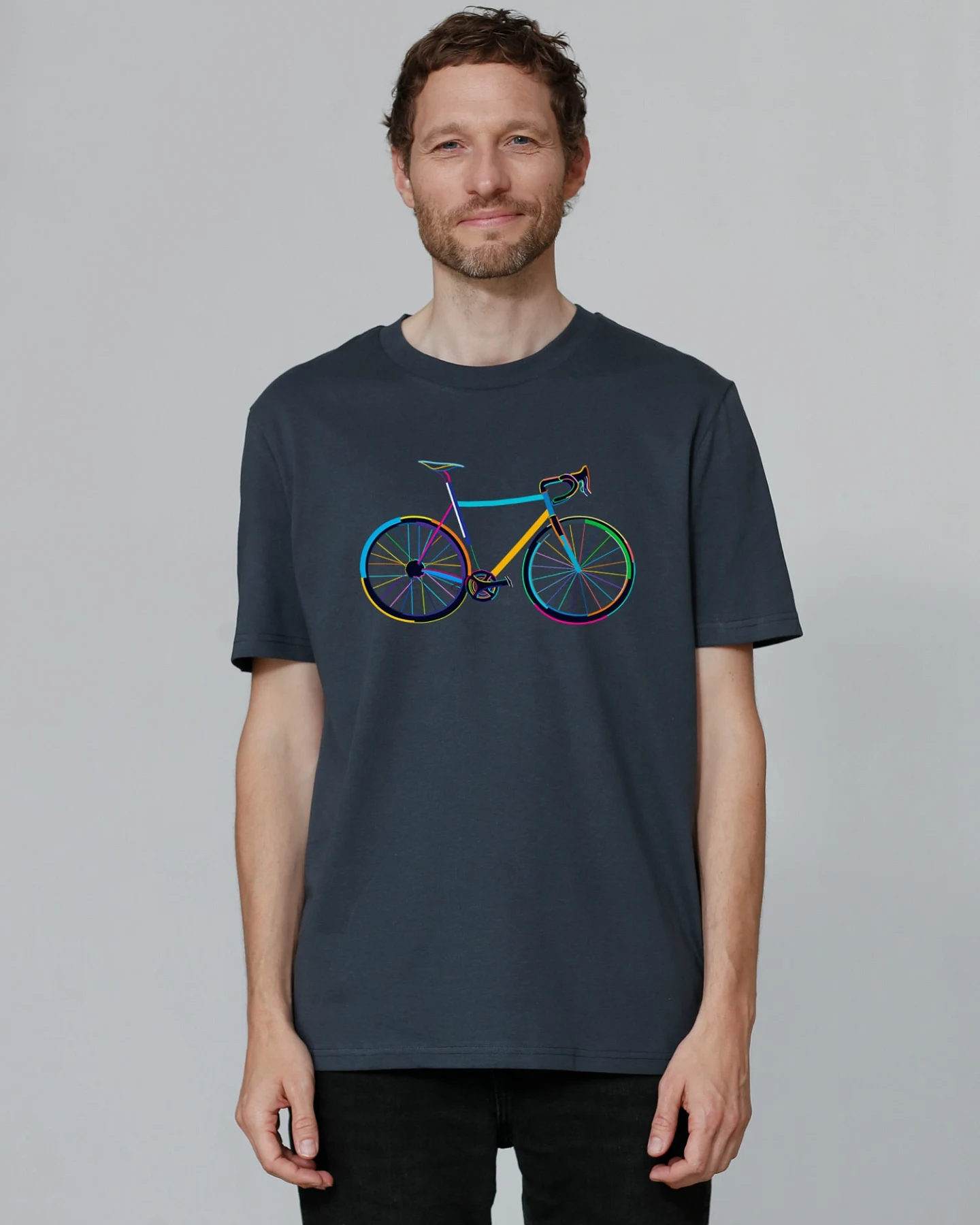 Watapparel T-Shirt Fahrrad by night – Ansicht 2